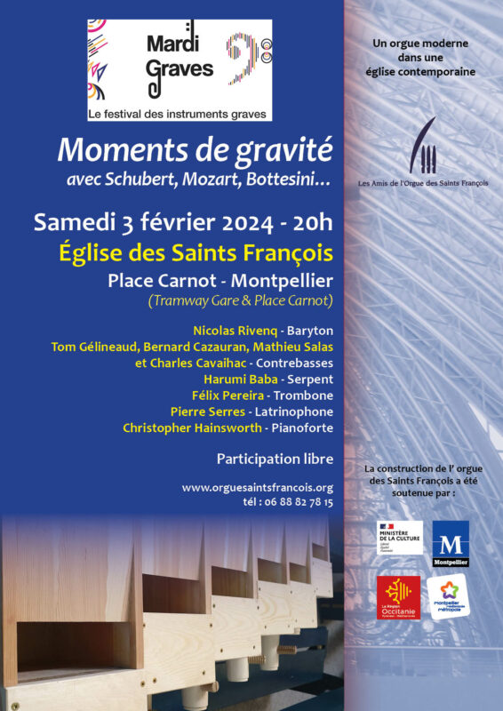 Affiche concert Lavérune festival Mardi Graves 2024